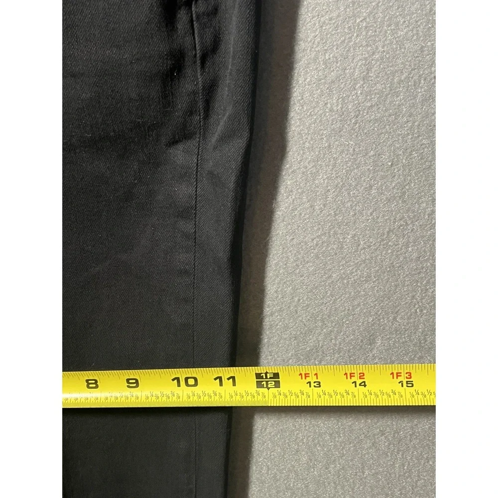 Chico's‎ Women's Size 14R High Rise Straight Leg Jeans Charcoal Gray Denim